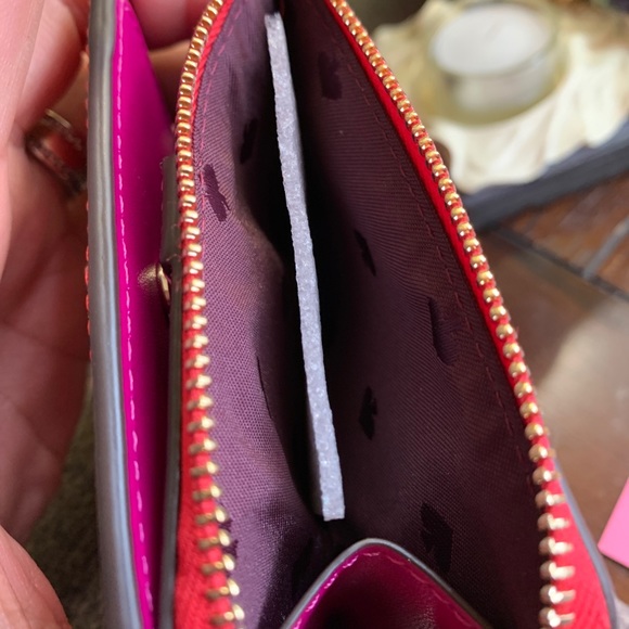 Authentic Kate Spade leather lucky zip wallet/ID - Picture 6 of 13